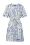 SEYCHELLES LINEN DRESS (MERMAID PRINT)