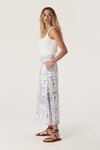 SEYCHELLES LINEN SKIRT (MERMAID PRINT)