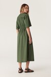 BELLA POPLIN DRESS (MOSS GREEN)