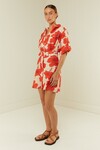 CAMELIA DRESS (RED HIBISCUS) 