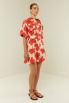 CAMELIA DRESS (RED HIBISCUS) 