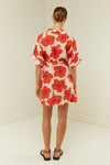 CAMELIA DRESS (RED HIBISCUS) 