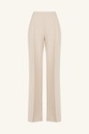 IRENA PINTUCK STRAIGHT LEG PANT (BONE)