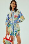 NADIA MINI SHIRTDRESS (MULTI) 