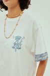 CASA EMBROIDERED TEE (CREAM) | PRE ORDER