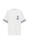 CASA EMBROIDERED TEE (CREAM) | PRE ORDER