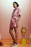 TIMMY EMBROIDERED SARONG SKIRT (PINK) | PRE ORDER