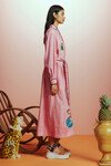 TIMMY EMBROIDERED SHIRTDRESS (PINK) | PRE ORDER