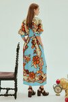 ONDINE WRAP MIDI DRESS (SKY) | PRE ORDER