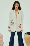 SEB EMBELLISHED BLAZER (CREAM) | PRE ORDER