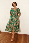 EBB DRESS (K'GARI PALM GREEN) 