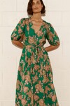 EBB DRESS (K'GARI PALM GREEN) 