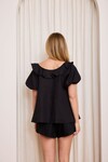 LITTLE DARLING BLOUSE (BLACK)