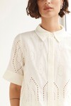 PIXEL TOP (CREAM BRODERIE) 