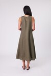 FLORENCE LINEN DRESS (KELP)