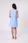 IRIS SQUARE NECK DRESS (CORNFLOWER)