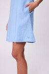 IRIS SQUARE NECK DRESS (CORNFLOWER)