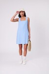 IRIS SQUARE NECK DRESS (CORNFLOWER)