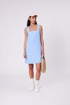 IRIS SQUARE NECK DRESS (CORNFLOWER)