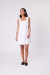 IRIS SQUARE NECK DRESS (WHITE)