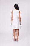 IRIS SQUARE NECK DRESS (WHITE)