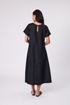 SICILY LINEN DRESS (BLACK)