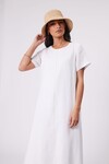 SICILY LINEN DRESS (WHITE)