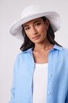 LINEN BUCKET HAT (WHITE)