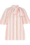 ACACIA BLOUSON SHIRT (PINK/CREAM STRIPE) 