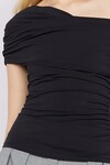 LARSEN DRAPE TOP (BLACK) 