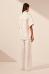 HANA SHORT SLEEVE SHIRT (IVORY)