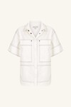 HANA SHORT SLEEVE SHIRT (IVORY)