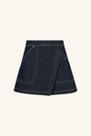 RITA WRAP DETAIL SKORT (DEEP INDIGO)