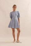 MINI COCO DRESS (BLUE STRIPE)