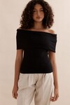 TANGO TOP (BLACK RIB)