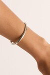 LOVERS BANGLE (STERLING SILVER)