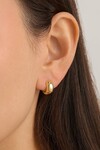 BOLD HUGGIE HOOPS (18K GOLD VERMEIL)