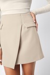 ON MY WAY MINI SKIRT (BEIGE)