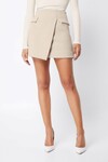 ON MY WAY MINI SKIRT (BEIGE)