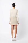 ON MY WAY MINI SKIRT (BEIGE)