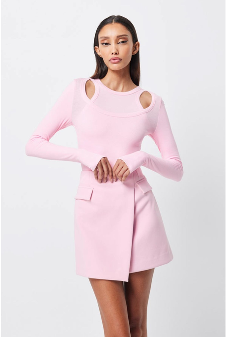 ON MY WAY SKIRT (PINK)