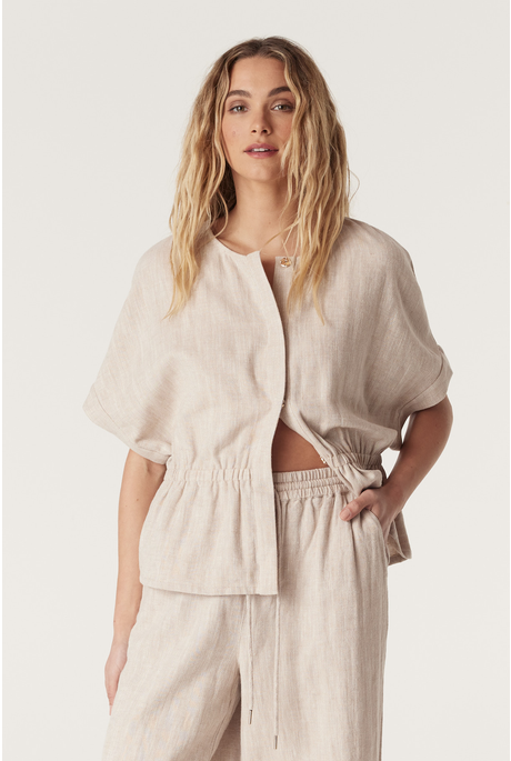 MARRAKESH LINEN JACKET (NATURAL)