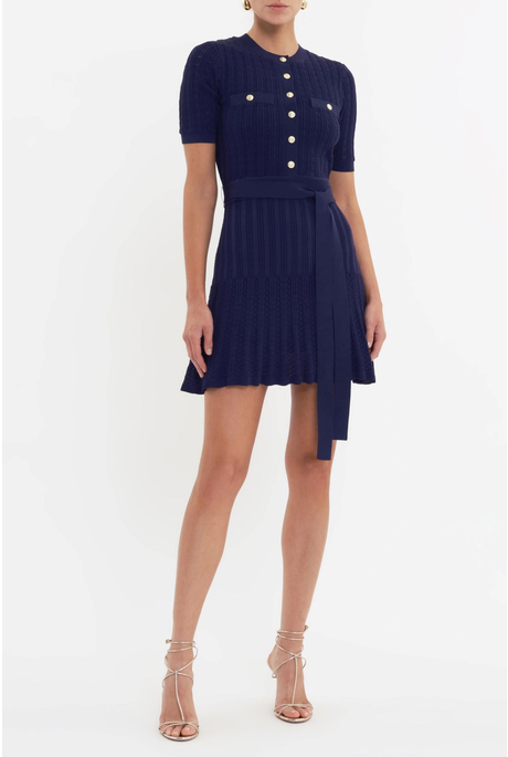 LUCY KNIT MINI (NAVY) | PRE ORDER