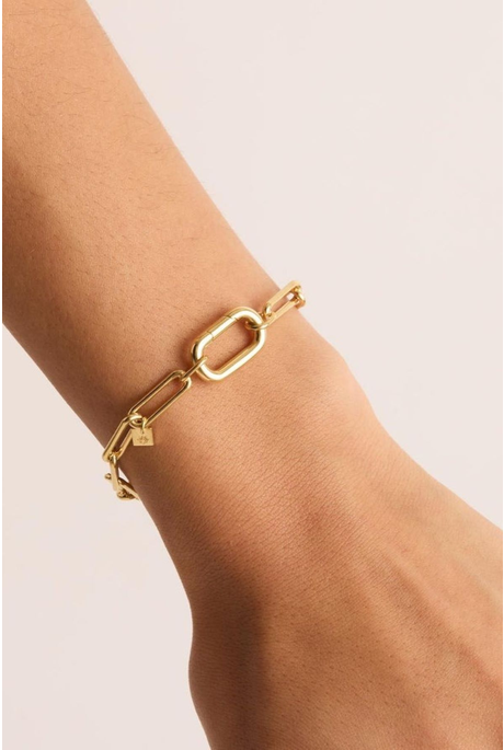 WITH LOVE ANNEX LINK BRACELET (18K GOLD VERMEIL)