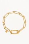 WITH LOVE ANNEX LINK BRACELET (18K GOLD VERMEIL)