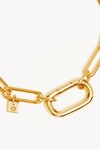 WITH LOVE ANNEX LINK BRACELET (18K GOLD VERMEIL)