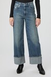 SASHA ANKLE WIDE CUFF JEANS (BLUE NOTE DISTRESSED)