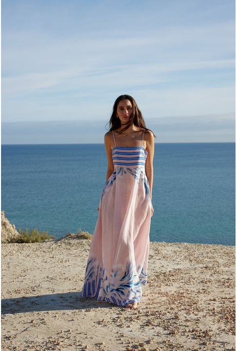 RUE DRESS (SEASHELL ICEBERG) 