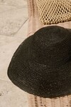 AMALFI WIDE BRIM HAT (BLACK) 