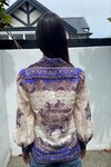 MAXINE BLOUSON SHIRT (PURPLE PAISLEY)